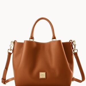 Dooney & Bourke Brown Leather Tote Bag